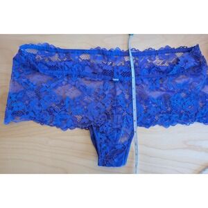 Lane Bryant Cacique Lavender Floral Lace Cheeky Hipster Panties Size 14/16